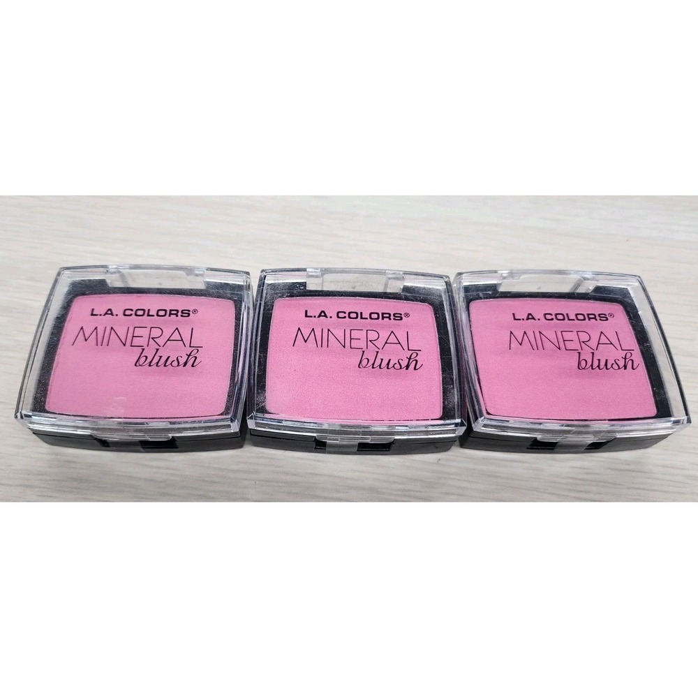 L.A. COLORS Mineral Blush "Tickled Pink" CMB873‎ 0.15 Oz Lot Of 3 New Sealed